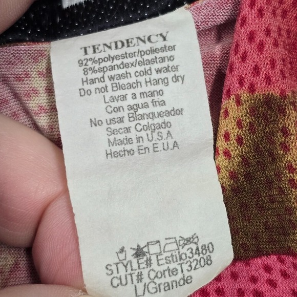 Vtg‎ California Grown Babydoll Top Large Pink Brown Y2K 90s Coquette Retro Artsy - Picture 5 of 9